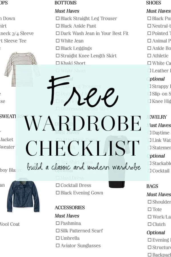 Men's Wardrobe Essentials Checklist—The Must-Haves