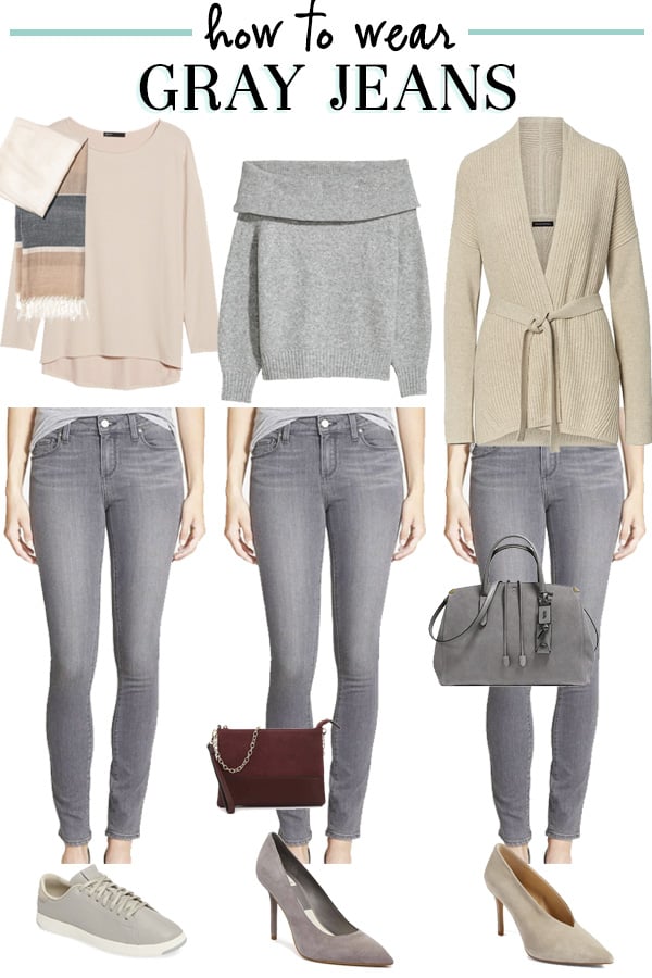 How To Wear Gray Jeans: 3 Stylish Outfit Ideas