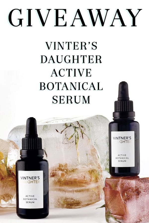 Vinter's Daughter Botanical Serum Giveaway from The Well Dressed Life