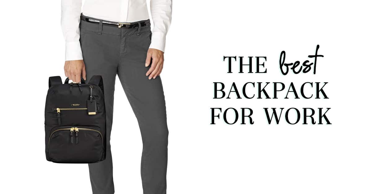 Our Pick for The Best Backpack for Work