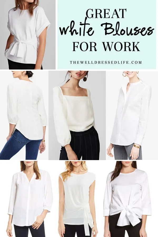 Great White Blouses for Work