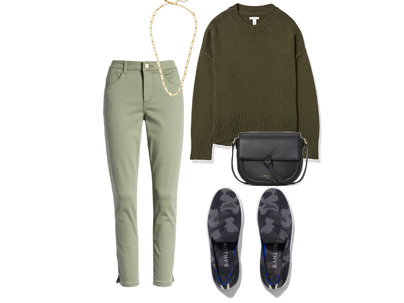 How to Wear Olive Green Pants