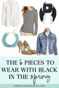 The 6 Pieces To Wear with Black in the Spring