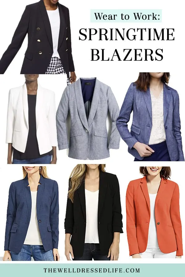 6 Springtime Blazers for Work and Weekend