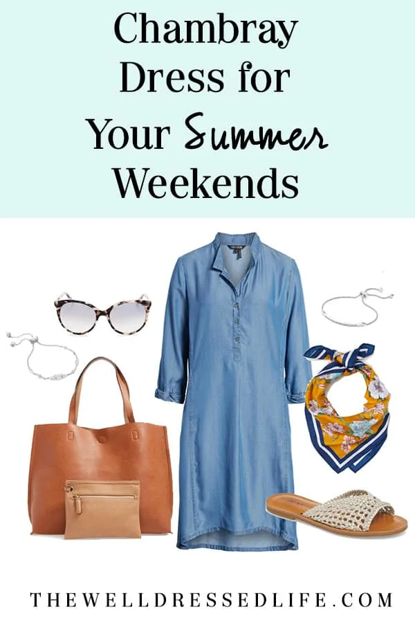 How to Wear a Chambray Dress on Your Summer Weekends