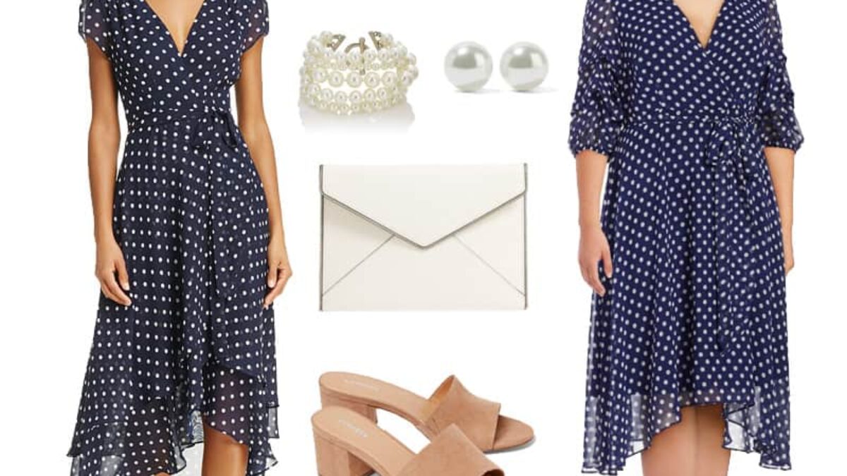 polka dot dress for work