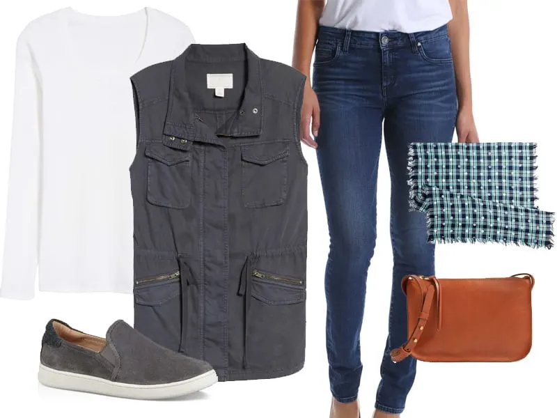 Weekend Inspiration: Navy Utility Vest