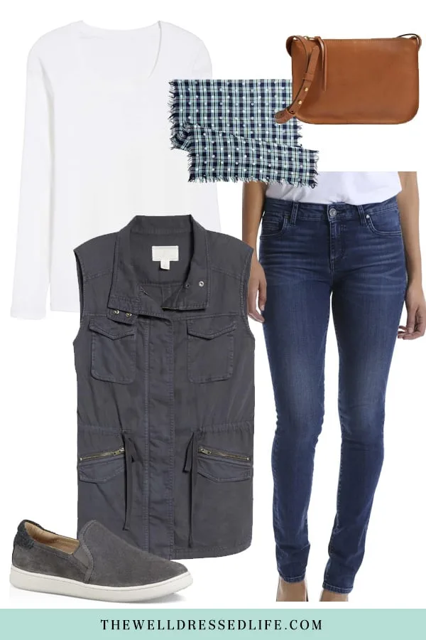 Weekend Inspiration: Navy Utility Vest - The Well Dressed Life