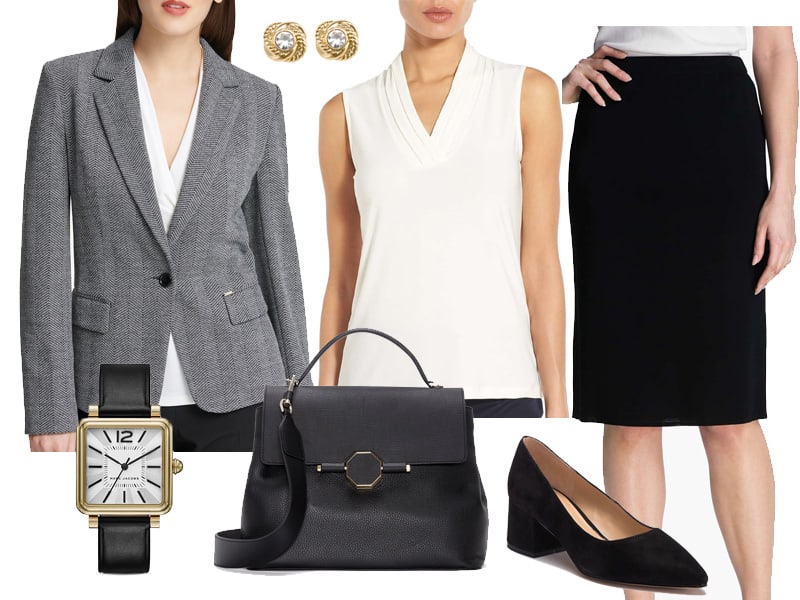 Wear to Work: Herringbone Blazer