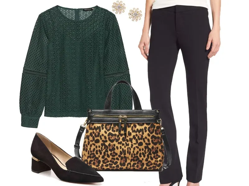 Wear to Work: Leopard and Lace