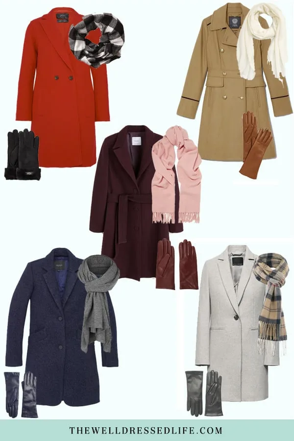 5 Coat, Scarf, and Glove Combinations for Work