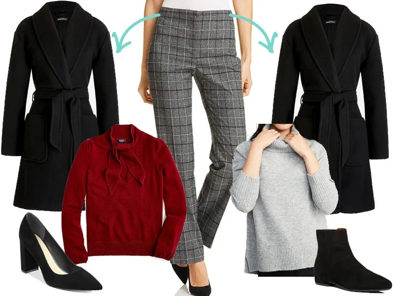 Wear to Work: Plaid Pants Two Ways