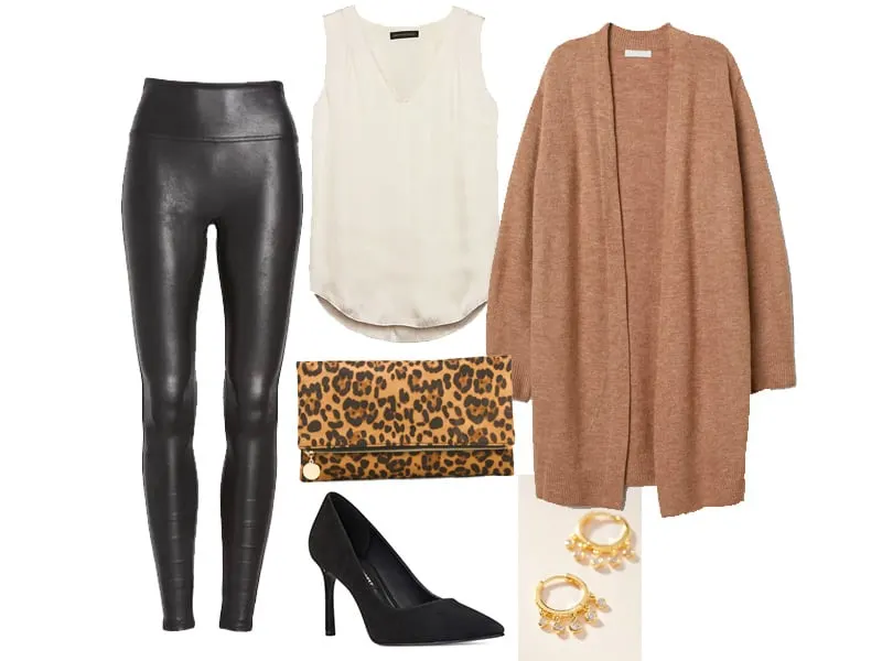 Weekend Outfit Inspiration: Faux Leather Leggings