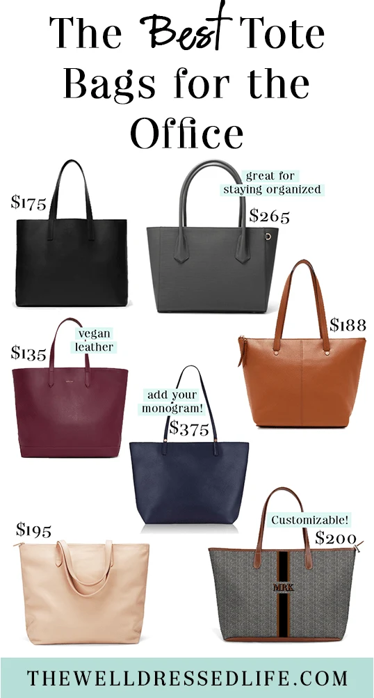 7 Best Tote Bags for the Office: Best Work Bags