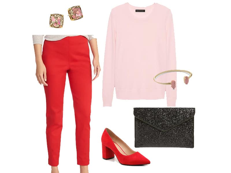 How to Wear Pink and Red Together 