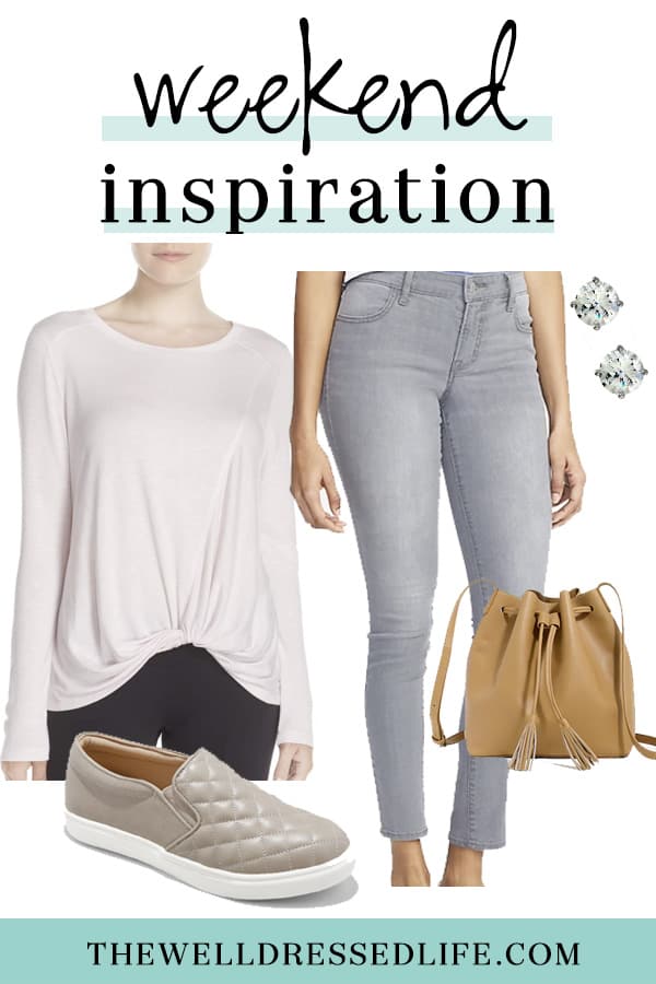 Weekend Outfit Inspiration: Gray Jeans