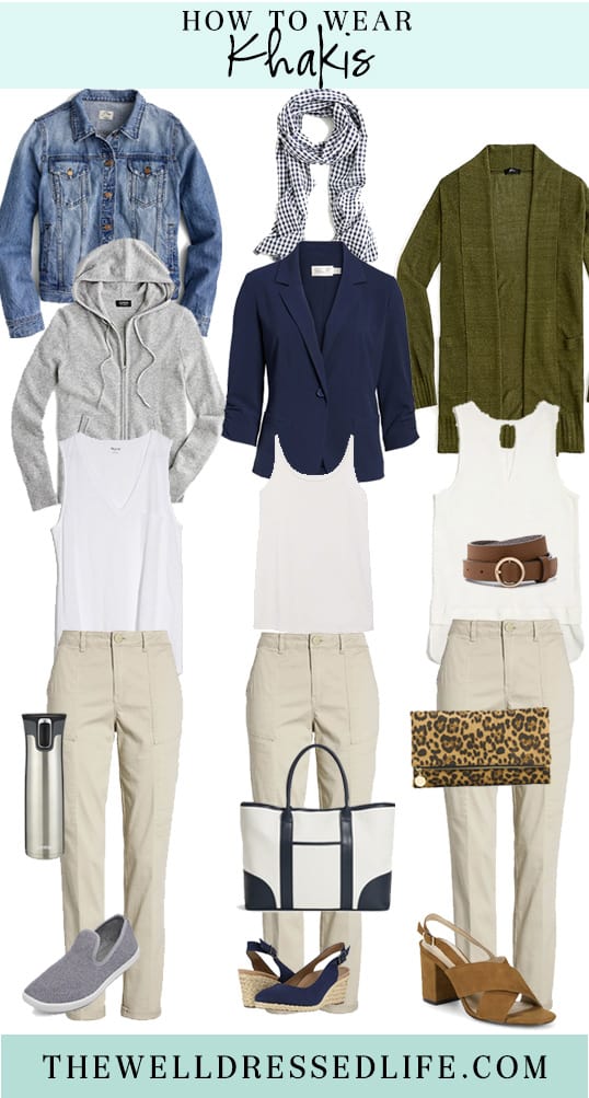 Weekend Outfit Inspiration: Khaki Cargos Three Ways