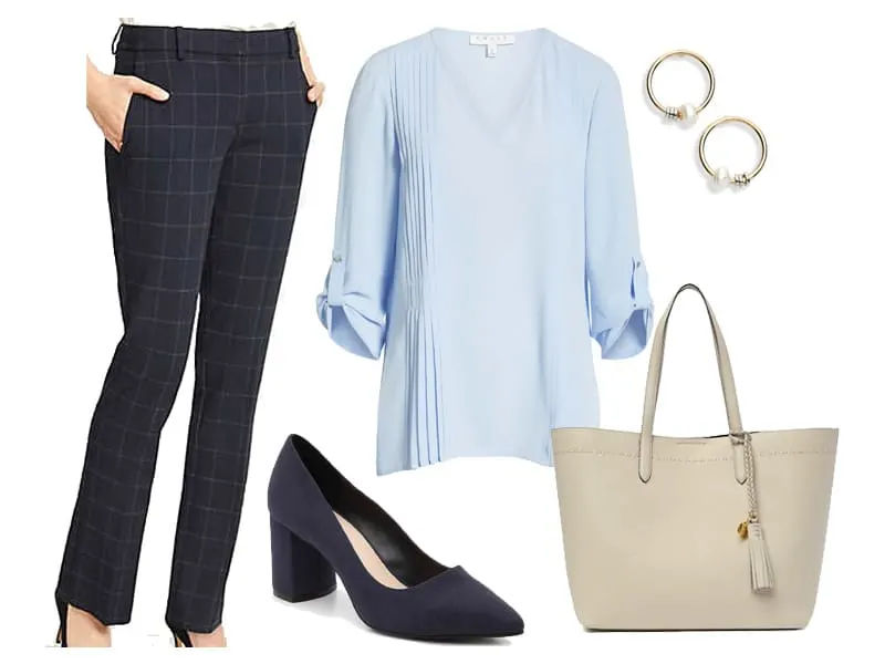 Wear to Work: Navy Pants