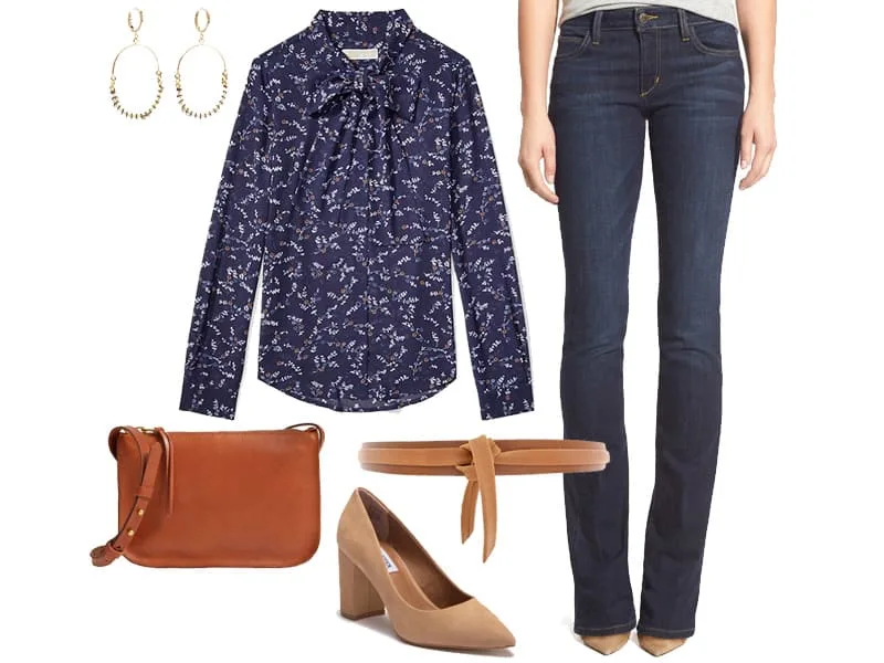 Wear to Work: Print Blouse