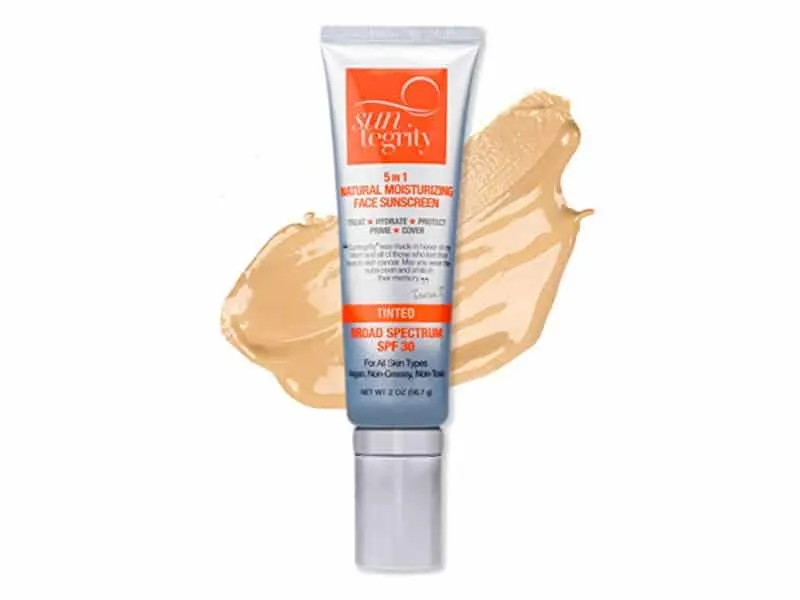 Suntegrity 5 in 1 Tinted Natural Moisturizing Face Sunscreen