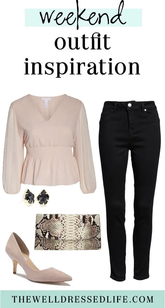 Weekend Outfit Inspiration: Date Night Blouse