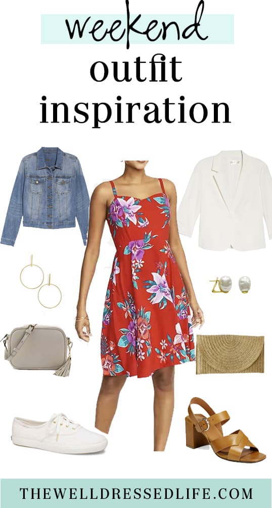 Weekend Outfit Inspiration: A $35 Floral Dress Two Ways