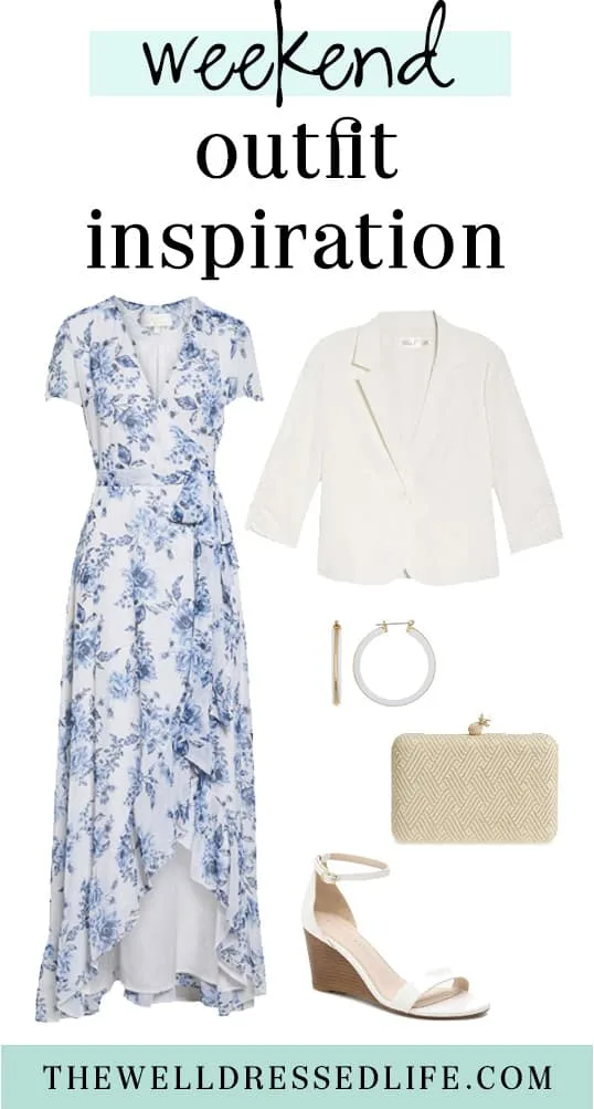 Weekend Outfit Inspiration: Floral and Feminine Maxi Dress