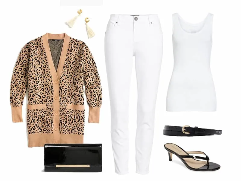 How to Style a Leopard Cardigan for the Weekend