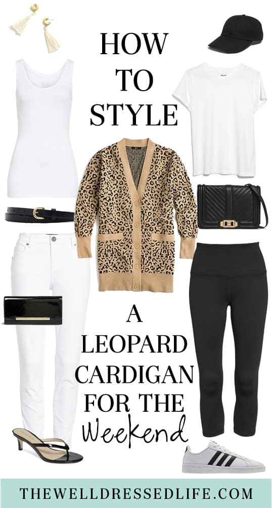 How to Style a Leopard Cardigan for the Weekend