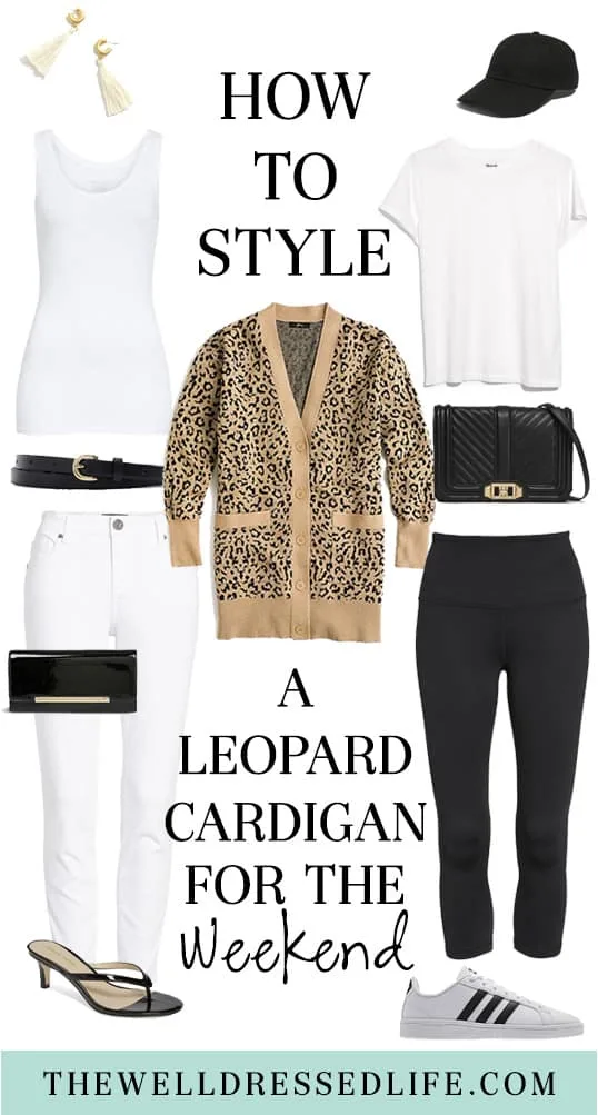 How to Style a Leopard Cardigan for the Weekend