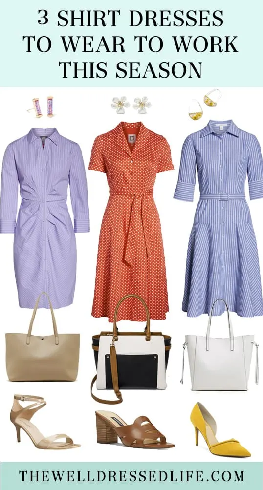 3 Shirt Dresses to Wear to Work This Season