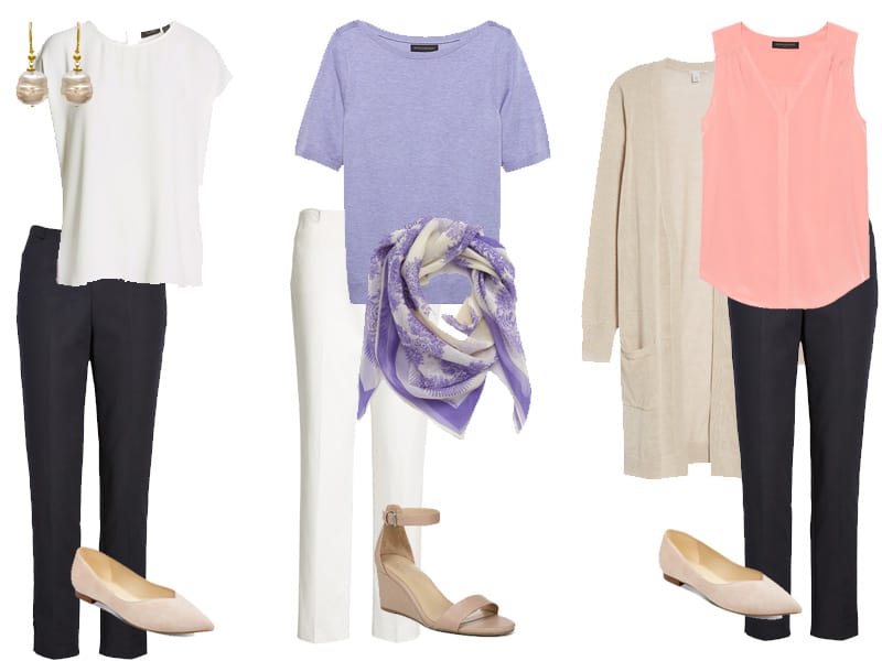 Casual Capsule Wardrobe Outfit Options