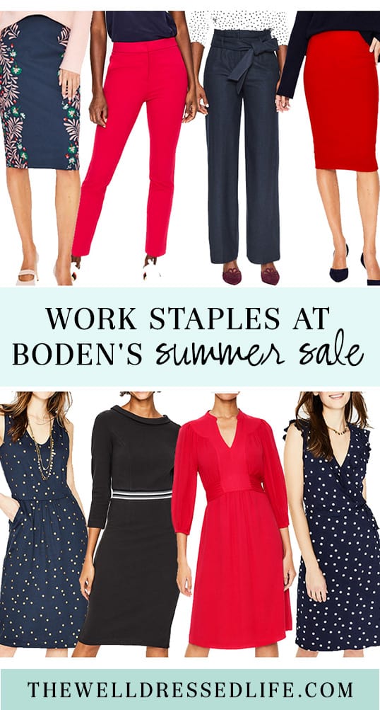 Work Staples at Boden\'s Summer Sale