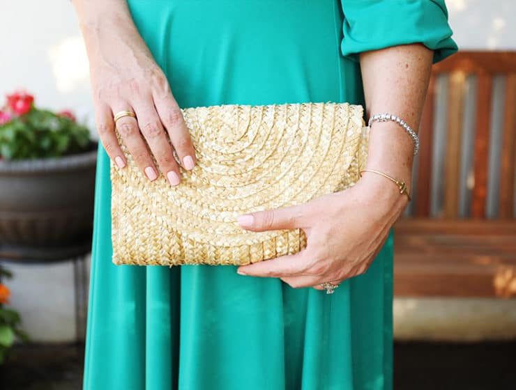 Simple Summer Straw Clutch