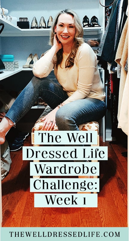 The Well Dressed Life 2019 Fall Wardrobe Challenge: Week 1