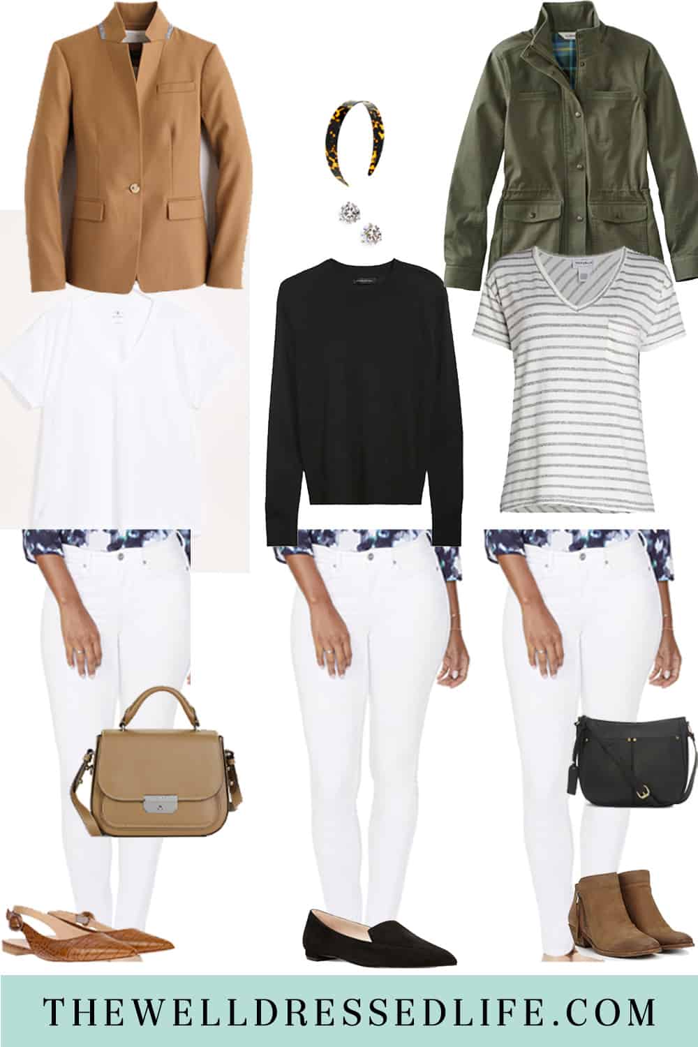 How to Wear White Jeans in the Fall