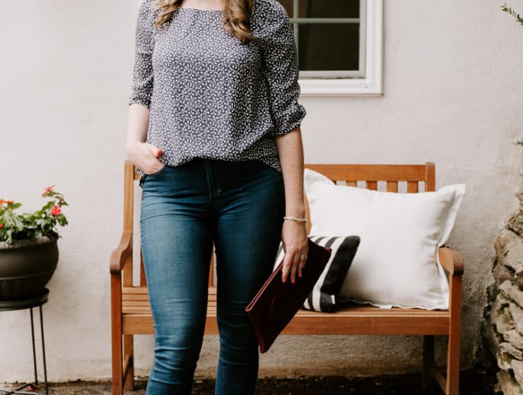 Weekend Outfit Inspiration: Elevated Top and Jeans