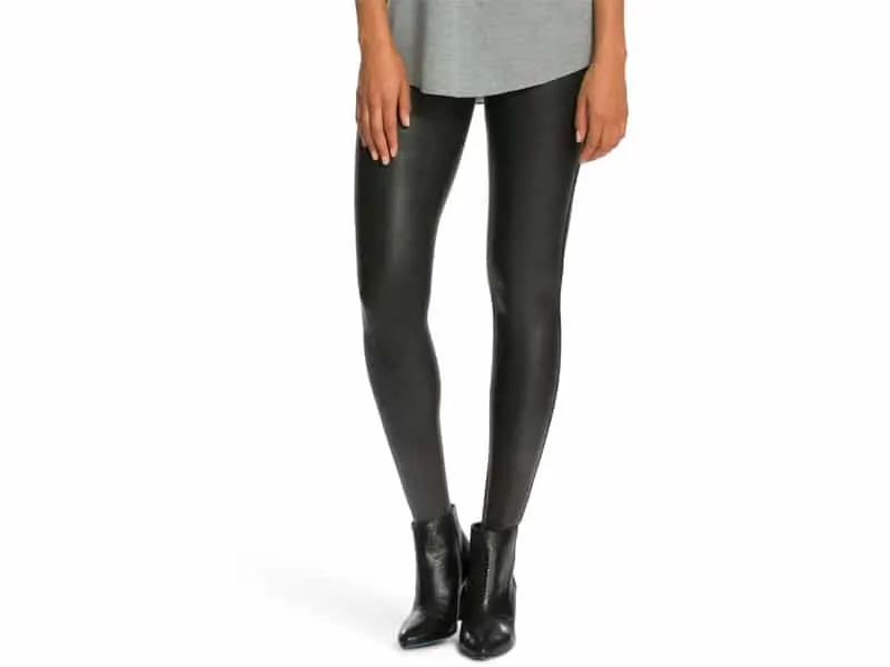 Assets By Spanx Women's All Over Faux Leather Leggings - Black M : Target