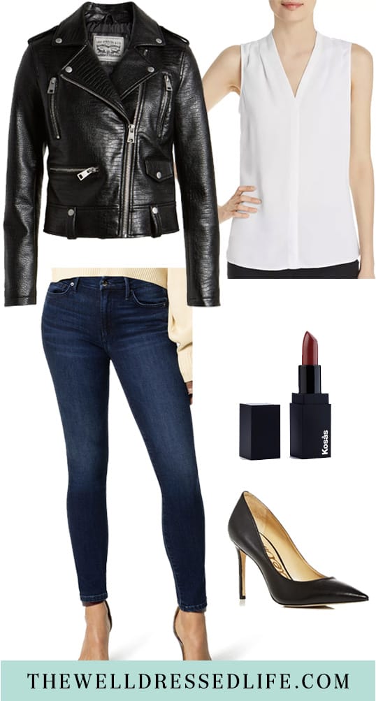 Faux Leather Moto for Under $100