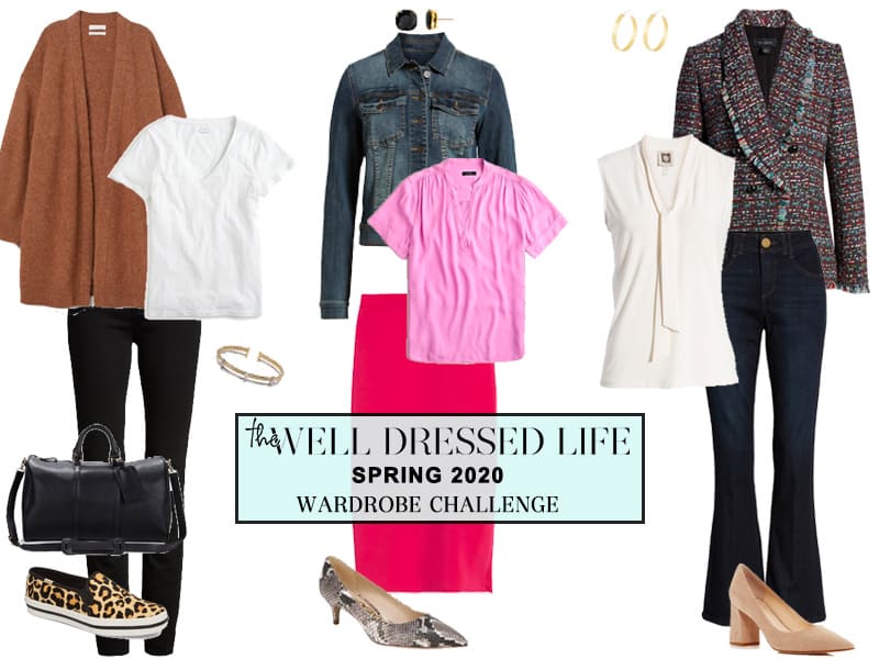 The Well Dressed Life's Spring 2020 Wardrobe Challenge