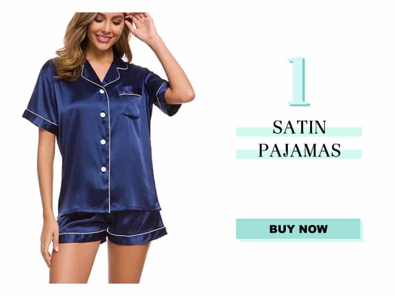 navy blue satin pajamas