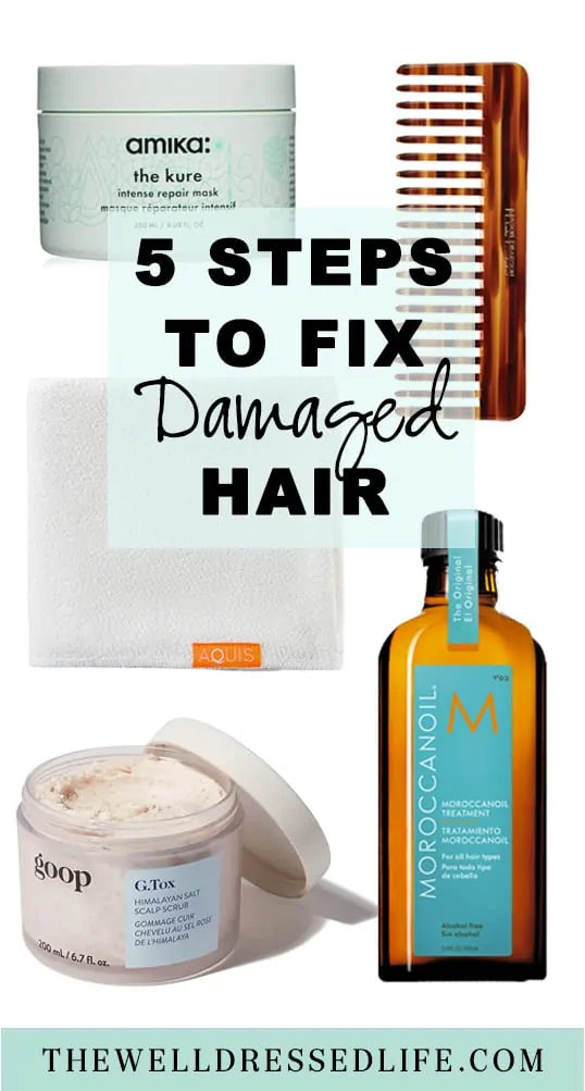 How to Fix Damaged Hair in 5 Easy Steps