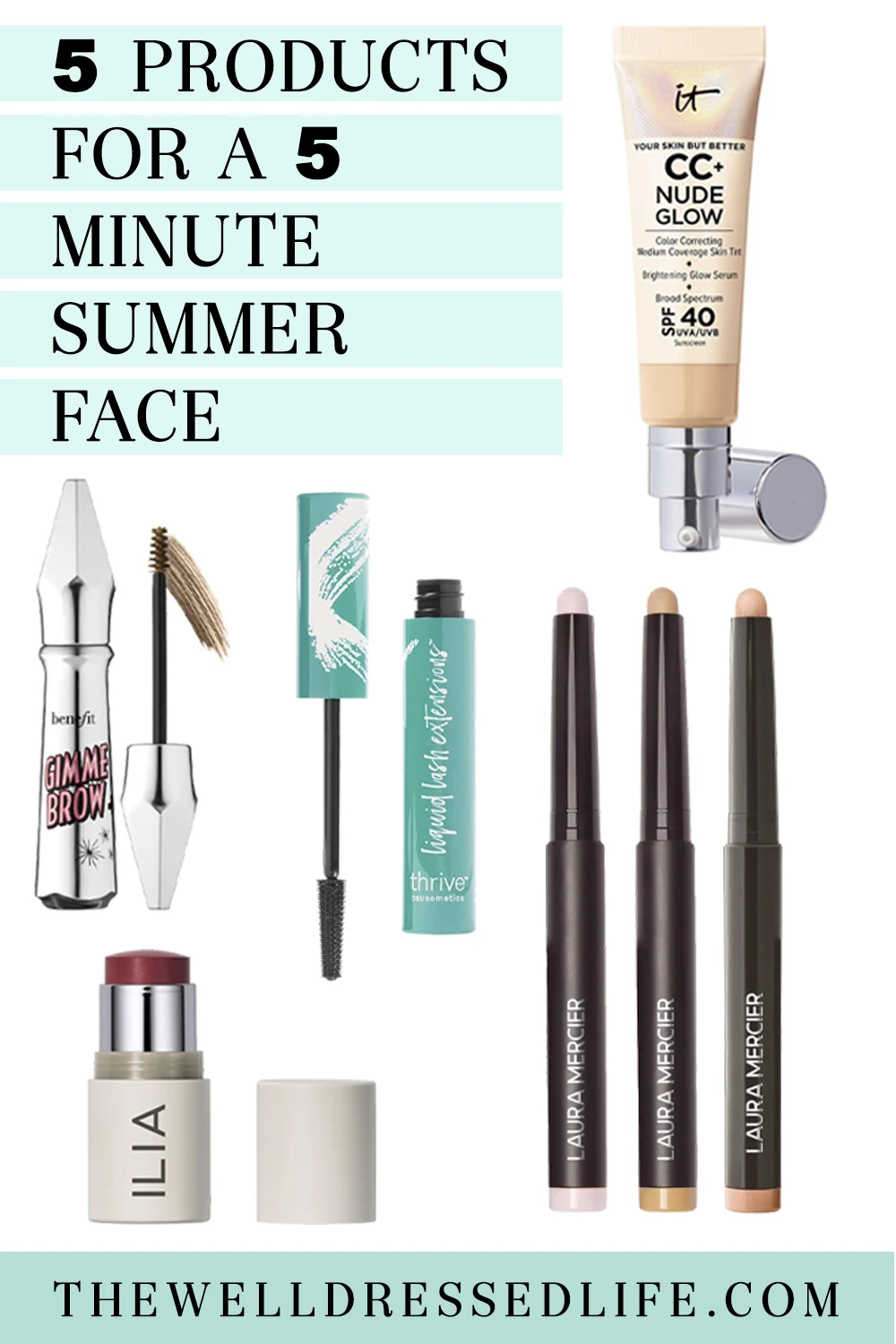 5 Products for a 5 Minute Face