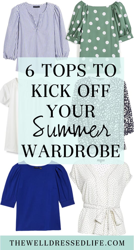 6 Tops to Kick off Your Summer Wardrobe