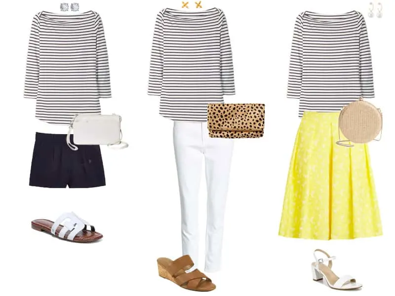 Striped Top Outfits: How to Wear a Striped Top Three Ways
