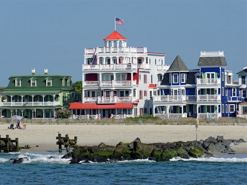 Picture of large oceanfront homes