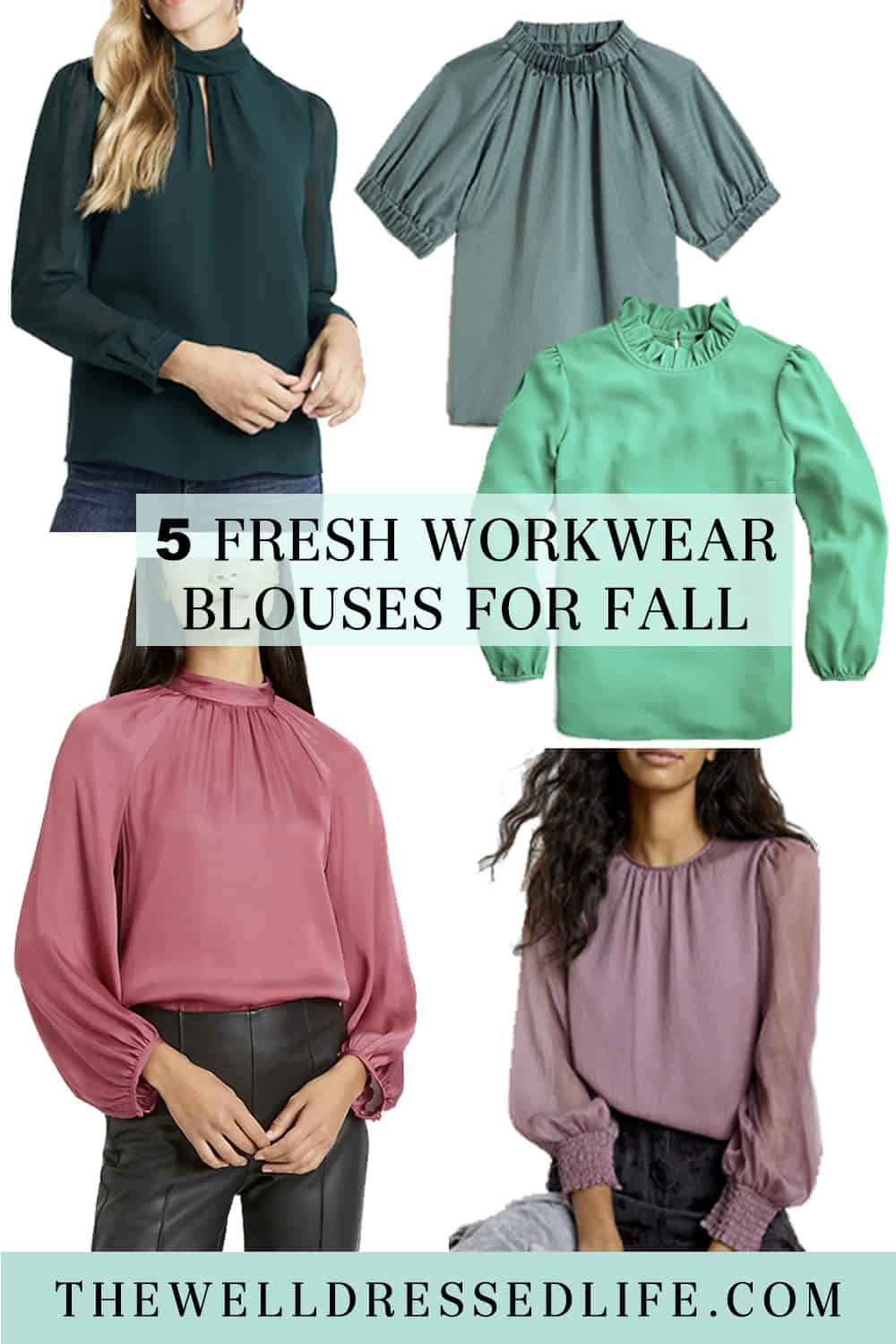 5 Fresh Workwear Blouses for Fall