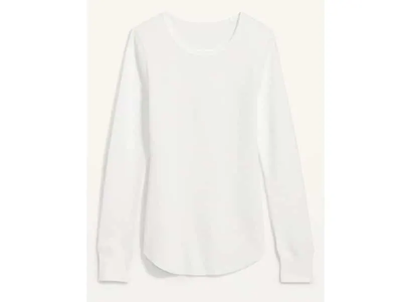 Old Navy White Long Sleeve Tee