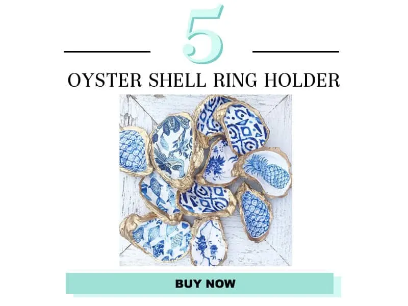 Oyster Shell Ring Holder