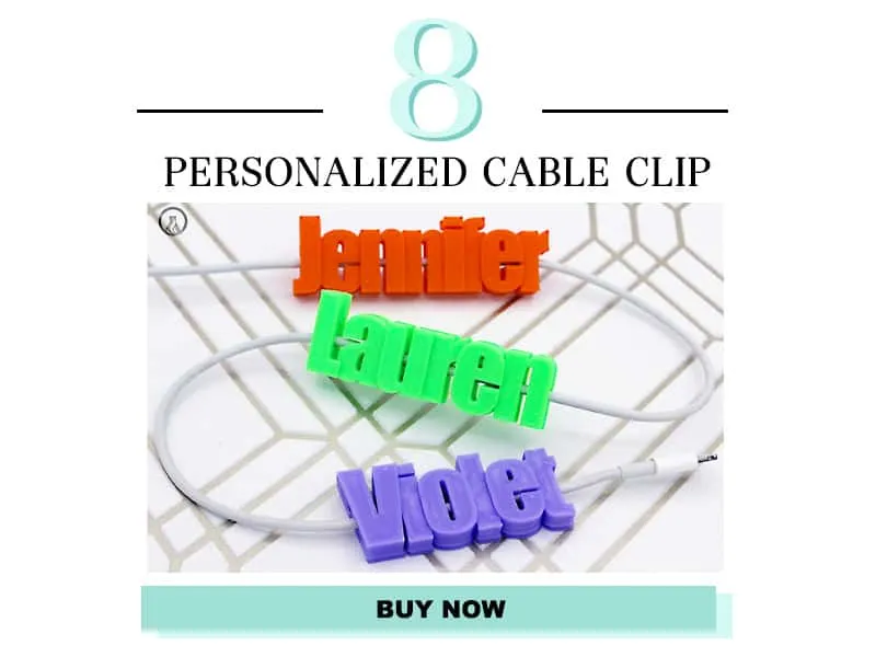 Personalized Cable Clip